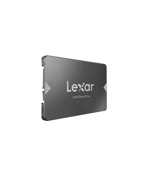 Lexar, NS100, 512 GB, SSD form factor 2.5", Solid-state drive interface SATA III, Read speed 550 MB/s