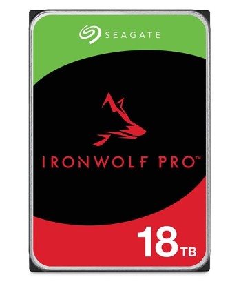 HDD SEAGATE IronWolf Pro 18TB SATA 256 MB 7200 rpm 3,5" ST18000NT001