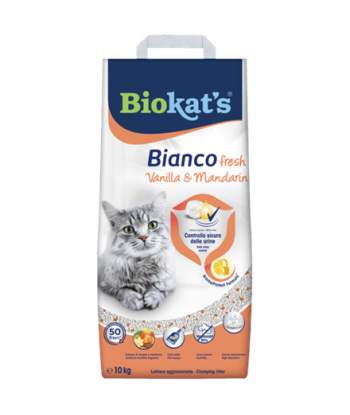 Cat litter : Gimborn Biokats Fresh Vanilla|Mandarin 10kg