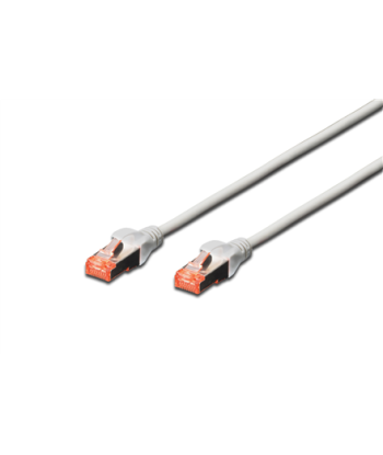CAT 6 S/FTP, Patch cord, Length 10 m, Grey