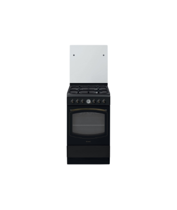 Плита INDESIT, IS5G8MHA/E/1, Hob type Gas, Oven type Electric, Anthracite, Width 50 cm, Grilling, Depth 60 cm, 60 L