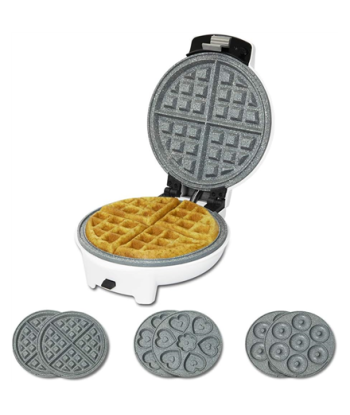 Вафельница Cecotec, Fun Gofrestone 3in1, 700 W, Number of pastry 3, Waffle/Muffin/Donut, White