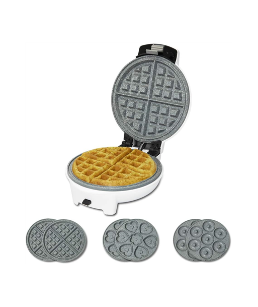 Вафельница Cecotec, Fun Gofrestone 3in1, 700 W, Number of pastry 3, Waffle/Muffin/Donut, White Вафельница Cecotec, Fun Gofrestone 3in1, 700 W, Number of pastry 3, Waffle/Muffin/Donut, White