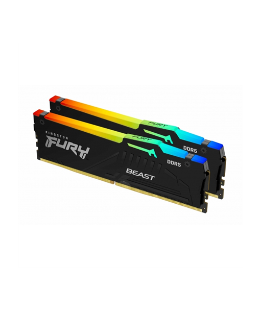 Kingston KF556C36BBE2AK2-64 64GB 5600MT/s DDR5 CL36 DIMM FURY Beast RGB BLK K2