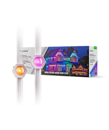 Nanoleaf Smart Multicolor Permanent Outdoor Lights Starter Kit 15m|Nanoleaf