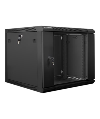Lanberg Rack cabinet 19" wall-mount 9U/600x600 (flat pack) V2, black | Lanberg