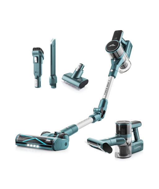 ETA Vacuum Cleaner, ETA423890000 Lunar, Cordless operating, Handstick, 400 W, 28.8 V, Operating time (max) 50 min, Blue/Green ETA Vacuum Cleaner, ETA423890000 Lunar, Cordless operating, Handstick, 400 W, 28.8 V, Operating time (max) 50 min, Blue/Green