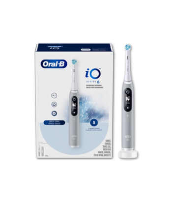 Hambahari Oral-B, iO Series 6, Rechargeable, For adults, Number of brush heads included 1, Number of teeth brushing modes 5
