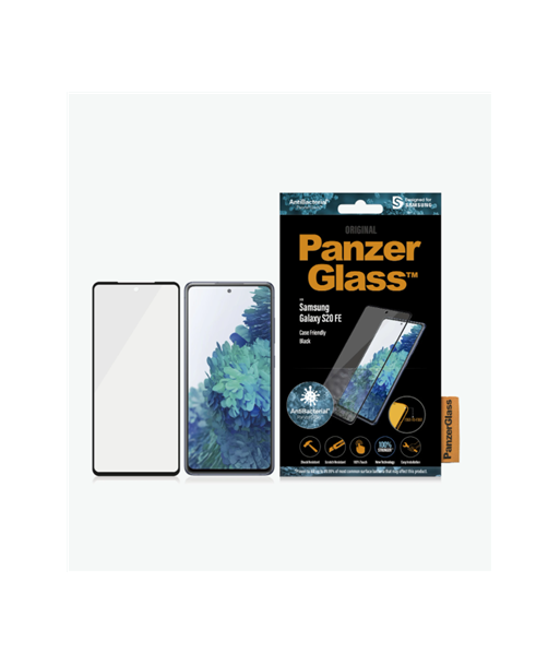 Kaitseklaas PanzerGlass, Samsung, Galaxy S20 FE CF, Glass, Black, Works with face recognition and is compatible with the