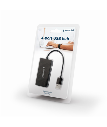 Gembird, 4-port USB hub, UHB-U2P4-04, USB Hub