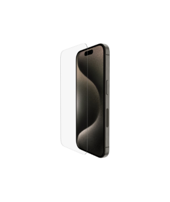 Kaitseklaas Belkin, ScreenForce Pro, UltraGlass2 Anti-Microbial, Apple, For iPhone 15 Pro, Glass, Transparent, Clear