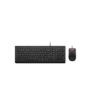 Lenovo Combo Keyboard and Mouse, Essential, Keyboard, Wired, Lithuanian, Black
