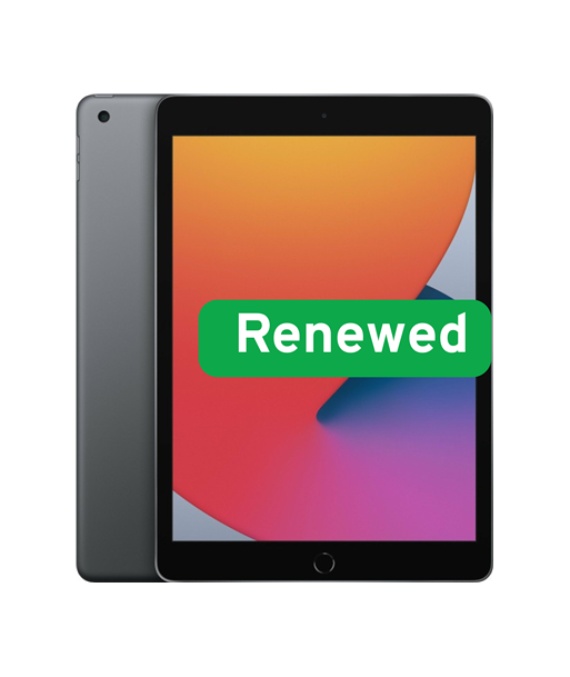Apple iPad 8. põlvkond (Renew, Grade B) – 32GB, Hall, Wi-Fi, 10.2"