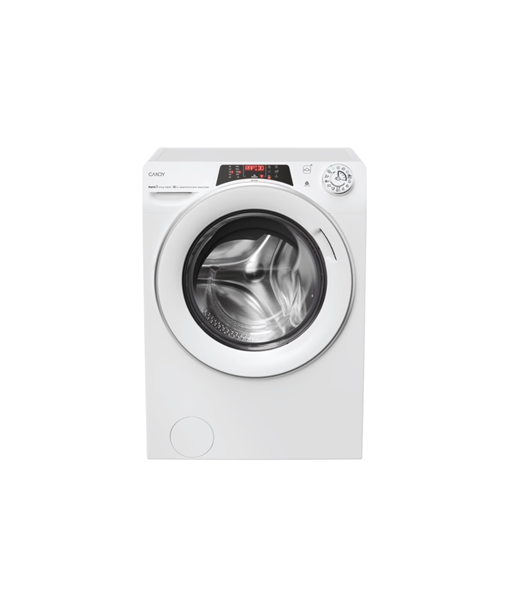 Candy Washing Machine with Dryer, ROW 4856DWMS7-S, Energy efficiency class A/D, Front loading, Washing capacity 8 kg, 1400 RPM