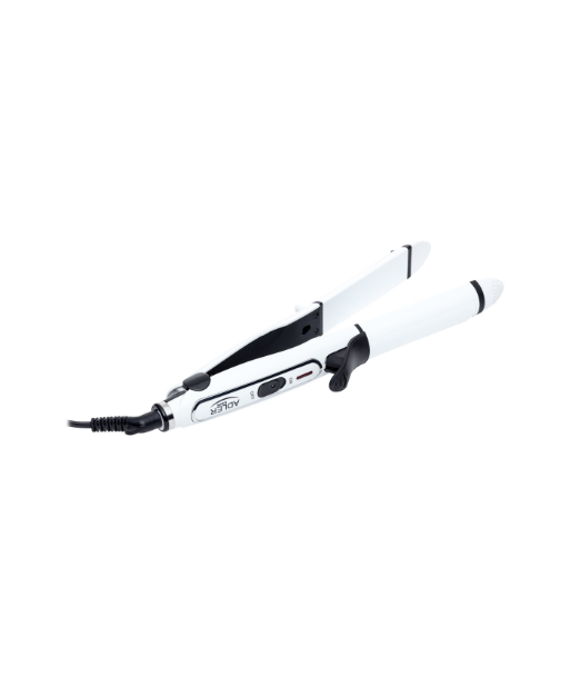 Adler, Hair straightener 2 in 1, AD 2104, Warranty 24 month(s), Ceramic heating system, 50 W, White Adler, Hair straightener 2 in 1, AD 2104, Warranty 24 month(s), Ceramic heating system, 50 W, White