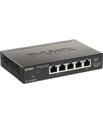 D-Link, 5-Port Gigabit PoE Smart Managed Switch and PoE Extender, DGS-1100-05PDV2, Web managed, Desktop, Power supply type