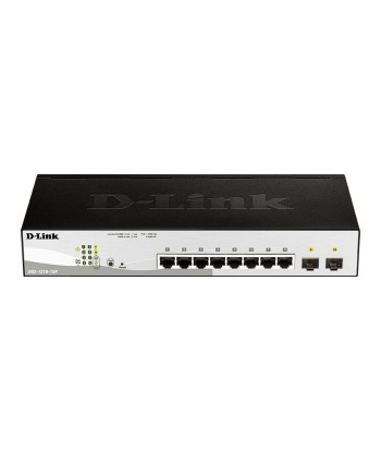 D-LINK DGS-1210-10P, Gigabit Smart III Switch with 8 10/100/1000Base-T PoE ports and 2 combo 1000Base-T/MiniGBIC (SFP) ports