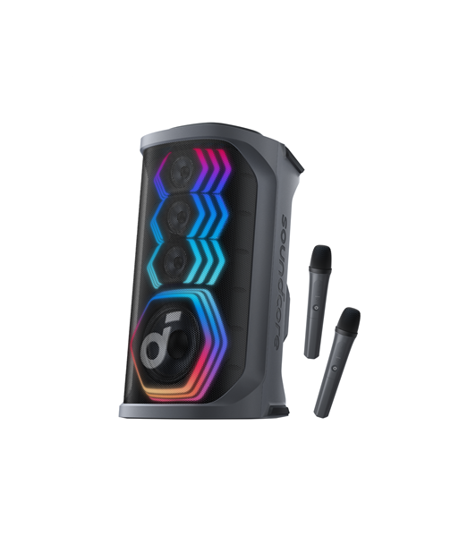 Anker Soundcore Speaker, Bluetooth, Black, Portable, Rave 3S dB, Wireless connection