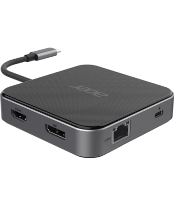 Acer 7-in-1 USB Type-C dokk – HDMI, DisplayPort, Ethernet