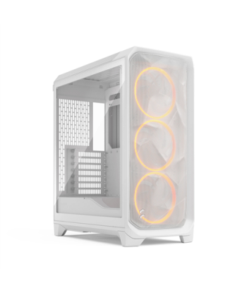 Fractal Design Meshify 3 Mid-Tower Case – White RGB TG Clear Tint, ATX