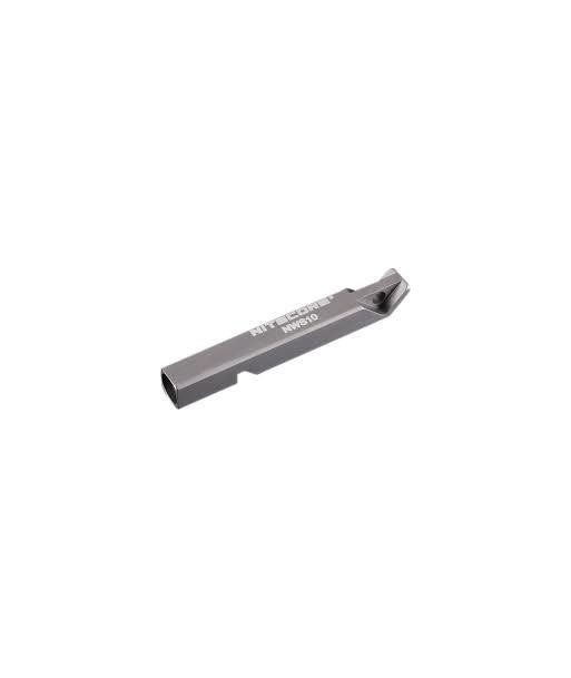 NITECORE NWS10 Emergency Outdoor Whistle – 120dB, Titanium NITECORE NWS10 Emergency Outdoor Whistle – 120dB, Titanium