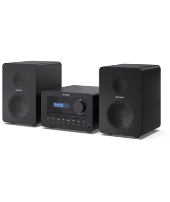 Sharp XL-B520D(BK) Tokyo Hi-Fi Micro System 2.0, FM/DAB/DAB+/USB, CD, Bluetooth 5.0, Aux-in, Black, Sharp, Tokyo Hi-Fi Micro