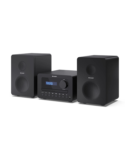 Sharp XL-B520D(BK) Tokyo Hi-Fi Micro System 2.0, FM/DAB/DAB+/USB, CD, Bluetooth 5.0, Aux-in, Black, Sharp, Tokyo Hi-Fi Micro