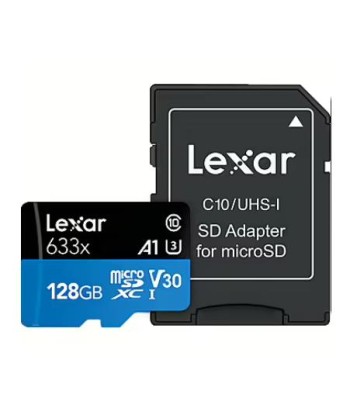 MEMORY MICRO SDXC 128GB UHS-I/W/A LMSBLPL128G-BNANG LEXAR