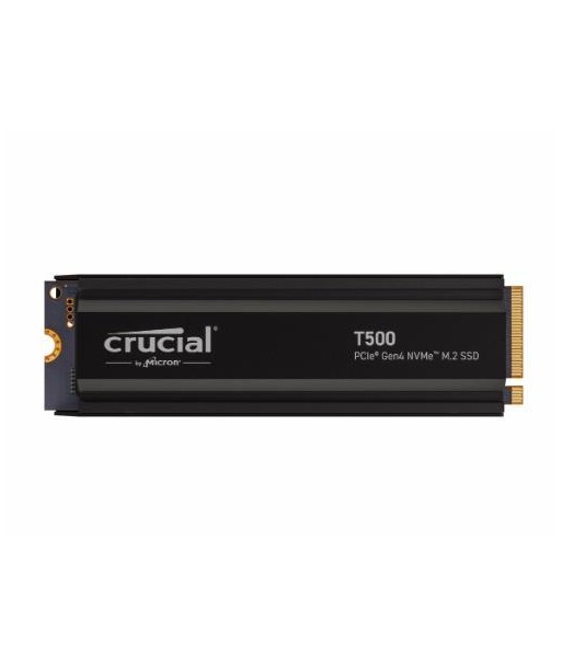 SSD CRUCIAL T500 4TB M.2 PCIe Gen4 NVMe 3D NAND Write speed 6900 MBytes/sec Read speed 7000 MBytes/sec TBW 2400 TB