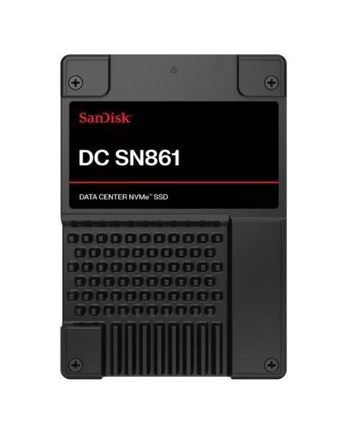 SanDisk DC SN861 SSD | 1.92TB | U.2 PCIe Gen5 NVMe | 13700MB/s lugemine | 3600MB/s kirjutamine | 15mm SanDisk DC SN861 SSD | 1.92TB | U.2 PCIe Gen5 NVMe | 13700MB/s lugemine | 3600MB/s kirjutamine | 15mm