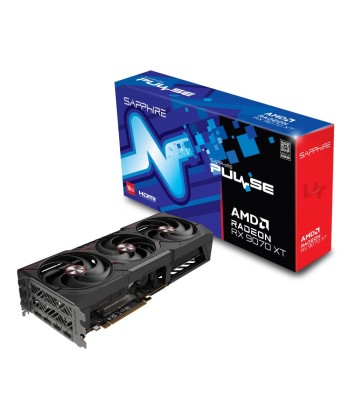 Graphics Card SAPPHIRE AMD Radeon RX 9070 XT 16 GB GDDR6 256 bit PCIE 5.0 16x Triple slot Fansink 2xHDMI 2xDisplayPort