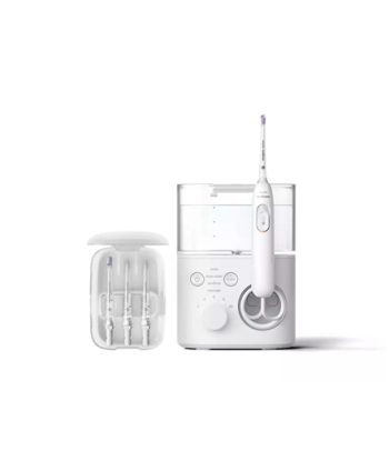 Philips Sonicare Power Flosser 7000 HX3911/40 Oral Irrigator – 600ml, 4 Heads, White