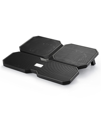 Deepcool, Multicore x6, Notebook cooler up to 15.6", Black, 380X295X24mm mm, 900g g