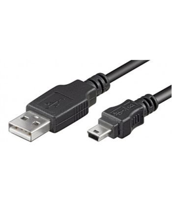 Logilink, USB MINI-B 5-pin 180 Cert 1.8m, USB-A to mini-USB Mini-USB B, USB A