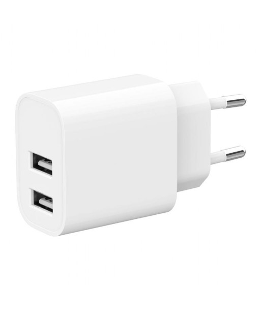 Gembird TA-UC-2A12-01 Universal USB Charger – 2-Port, White
