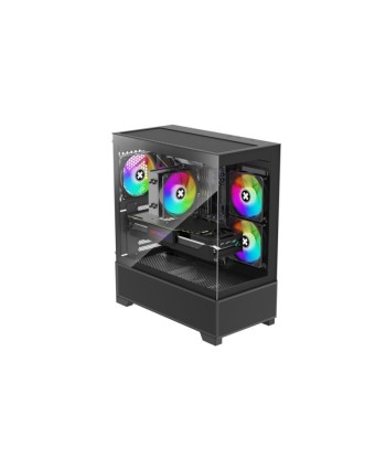 Xilence XG172 Midi Tower корпус – чёрный, панель управления вентиляторами, глухая боковая стенка