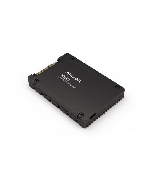 SSD MICRON SSD series 7500 MAX 1.6TB PCIe Gen4 NVMe NAND flash technology 3D NAND Write speed 2700 MBytes/sec Read speed 6800