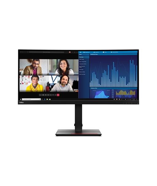 Lenovo, ThinkVision, P34w-20, 34.14", 21:9, 60 Hz, 4 ms, 3440 x 1440, 300 cd/m², HDMI ports quantity 2, Black, Warranty 36 Lenovo, ThinkVision, P34w-20, 34.14", 21:9, 60 Hz, 4 ms, 3440 x 1440, 300 cd/m², HDMI ports quantity 2, Black, Warranty 36