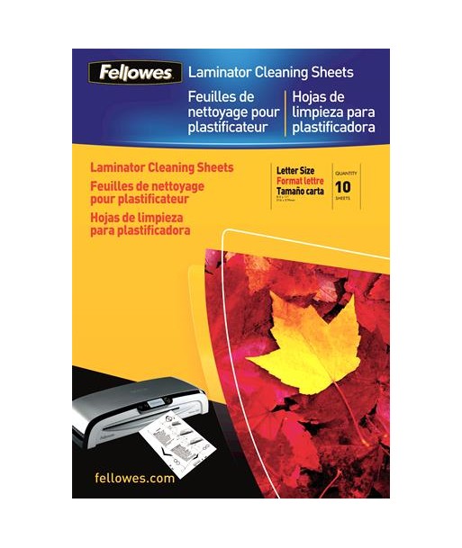 LAMINATOR ACC CLEANING SHEET/10PCS 5320604 FELLOWES