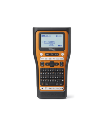 Brother PT-E560BTSP Pro термопринтер этикеток – оранжевый/чёрный, промышленный, Bluetooth