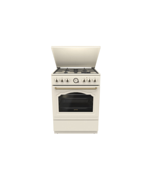 Pliit Gorenje, GKS6C71CLI, Hob type Gas, Oven type Electric, Gold, Width 60 cm, Depth 60 cm, 71 L Pliit Gorenje, GKS6C71CLI, Hob type Gas, Oven type Electric, Gold, Width 60 cm, Depth 60 cm, 71 L