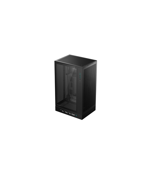Deepcool CH270 DIGITAL, Black, Mini-Tower, Power supply included No, ATX PS2