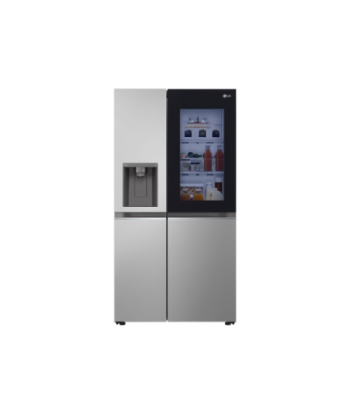 Külmik LG GSGV81PYLL, Free-standing, Side by Side, E, Height 1.79 m, Net fridge 416 L, Net freezer 190 L, Silver