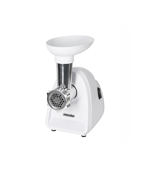 Hakklihamasin Mesko, MS 4809, White, 350 W, Middle size sieve, mince sieve, poppy sieve, plunger, sausage filler