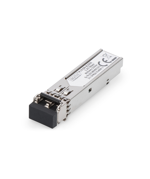 Digitus, Mini SFP Module, DN-81000, 50-62.5/125 µm MMF (Multi-Mode Fiber), Multimode LC Duplex Connector, 1250 Mbit/s