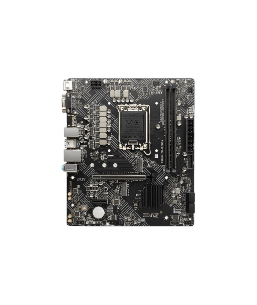 MSI, PRO H610M-G, Processor family Intel, Processor socket LGA1700, DDR5, Supported hard disk drive interfaces SATA, M.2