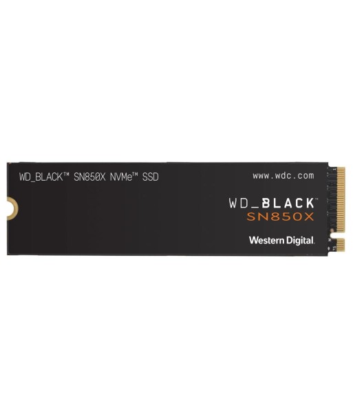 SSD WESTERN DIGITAL Black SN850X 4TB M.2 PCIE NVMe Write speed 6600 MBytes/sec Read speed 7300 MBytes/sec 2.38mm TBW 2400 TB
