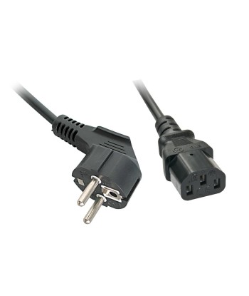 LINDY Power Cable – Schuko to IEC C13, 2m, Black, Model 30335