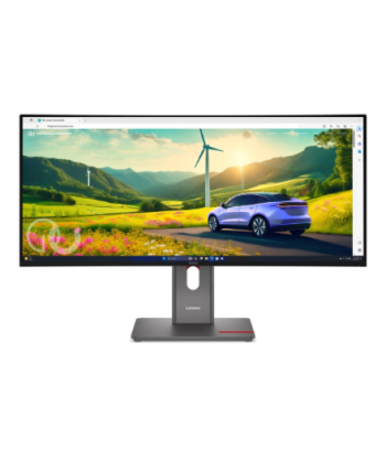 Lenovo ThinkVision, P34WD-40, 34", IPS, 21:9, 120 Hz, 4 ms, 3440x1440 pixels, 350 cd/m², HDMI ports quantity 1, Eclipse black