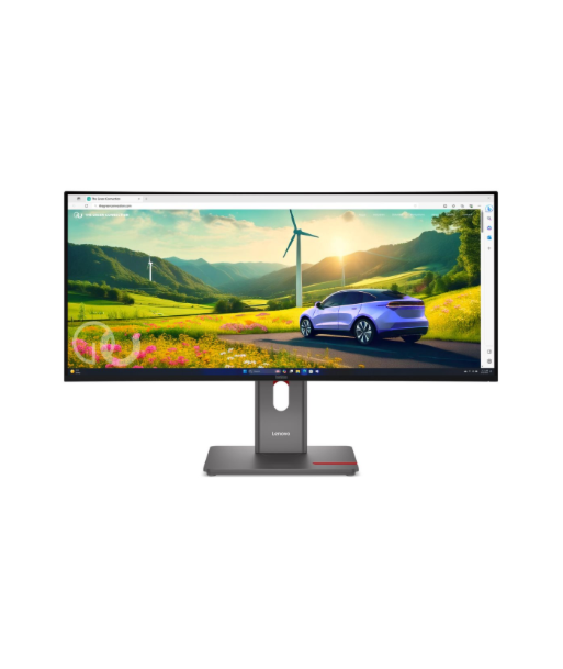 Lenovo ThinkVision, P34WD-40, 34", IPS, 21:9, 120 Hz, 4 ms, 3440x1440 pixels, 350 cd/m², HDMI ports quantity 1, Eclipse black